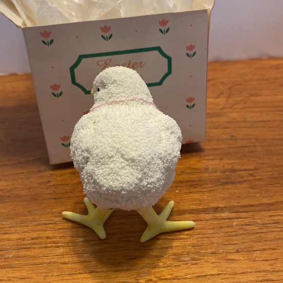 1995 Department 56 Easter Snow-baby chick #2475-1 in original packaging & tag - Picture 4 of 10